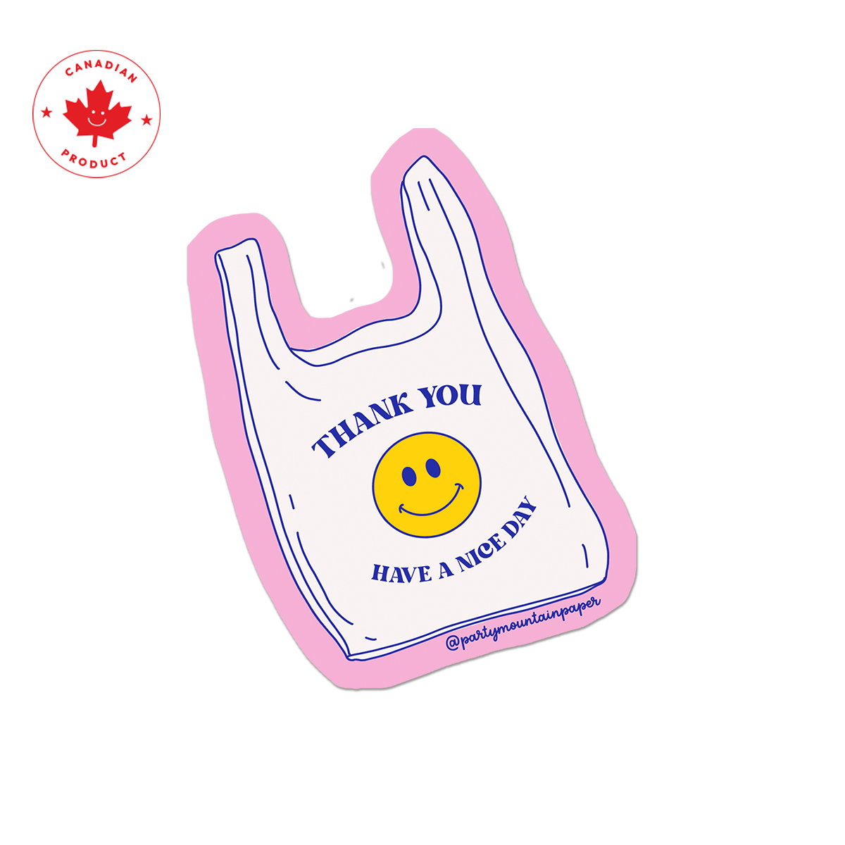 Thank You Bag Sticker
