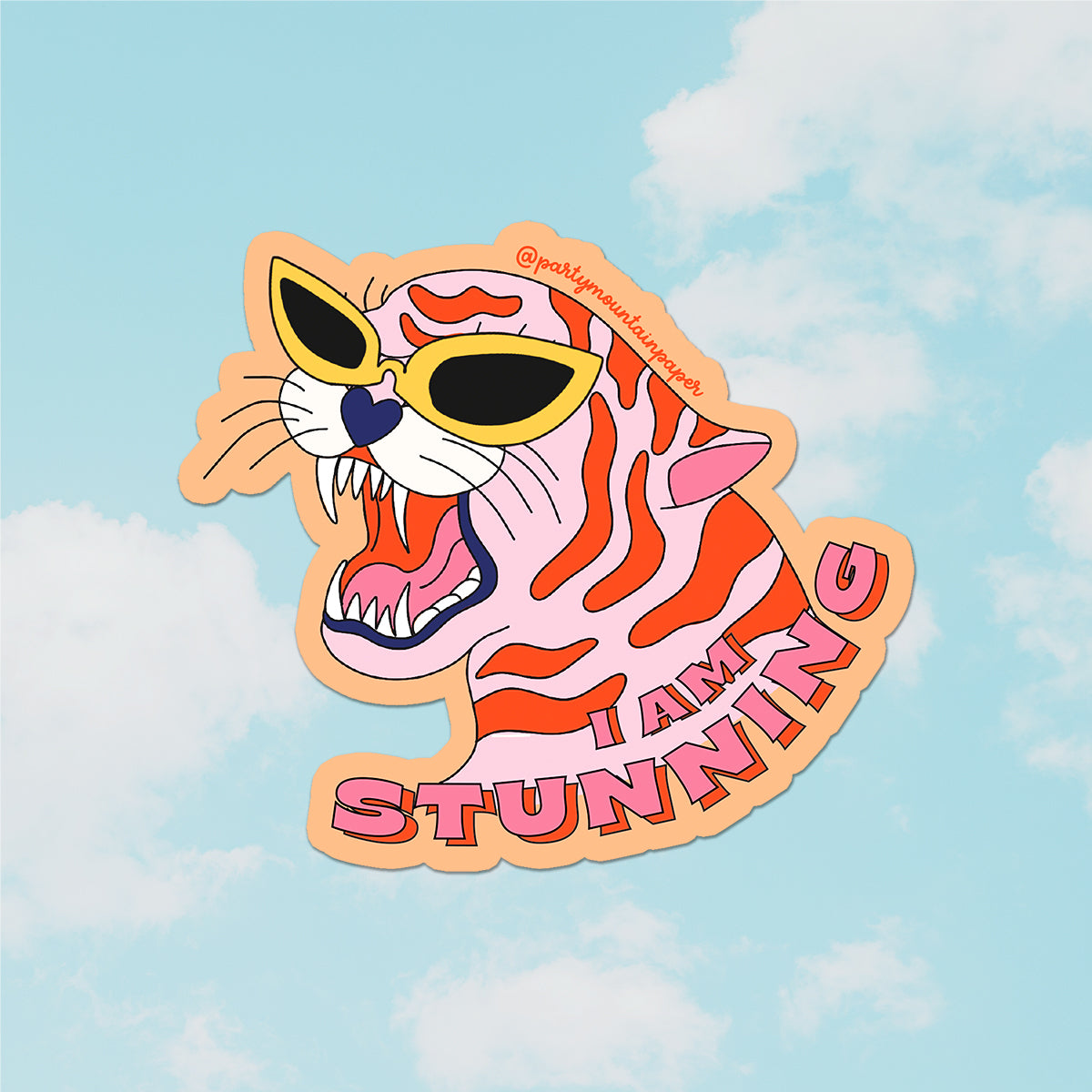 I Am Stunning Sticker