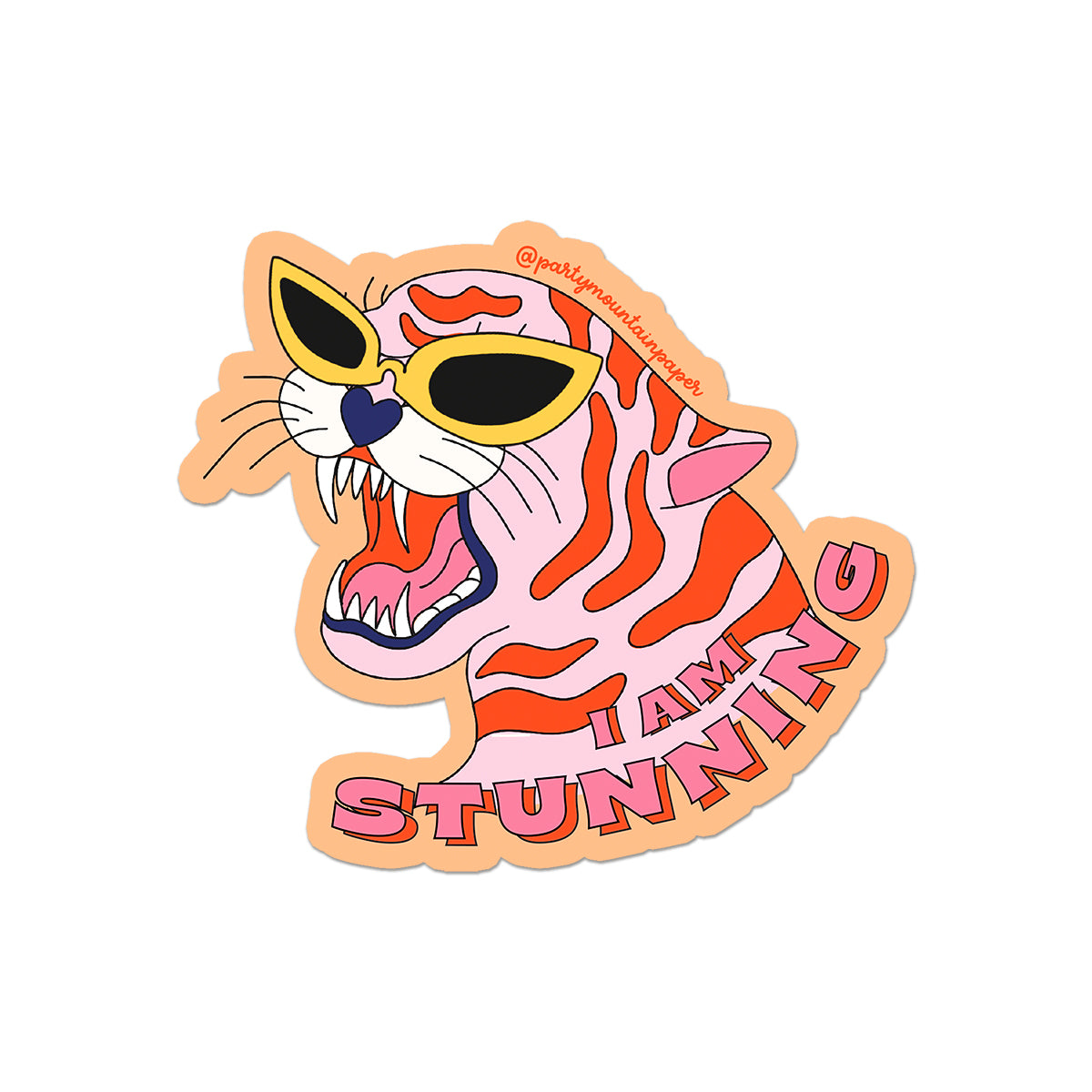 I Am Stunning Sticker