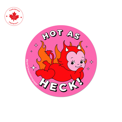 Hot As Heck! Sticker