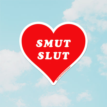 Smut Slut Heart Sticker