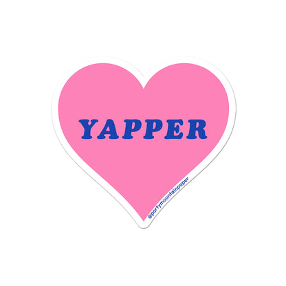 Yapper Heart Sticker