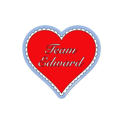 Team Edward Heart Sticker