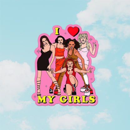 I ♥ My Girls Sticker - Spice