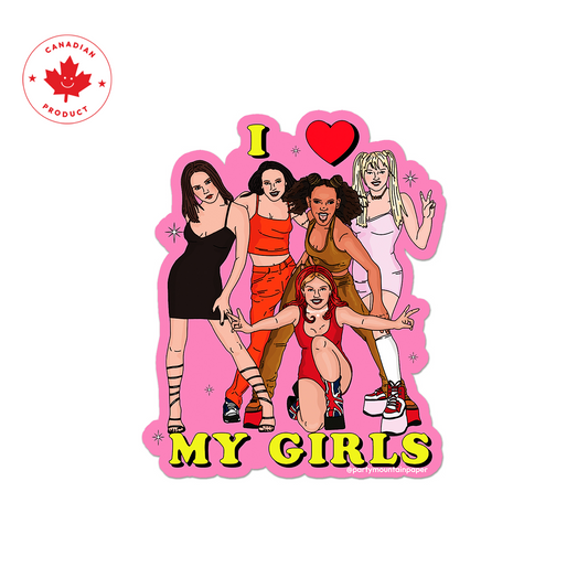 I ♥ My Girls Sticker - Spice