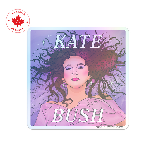 Kate Bush Holographic Sticker