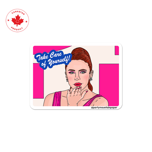 Sue Take Care of Yourself Sticker