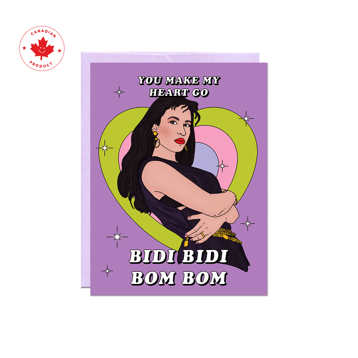 Selena Heart Card