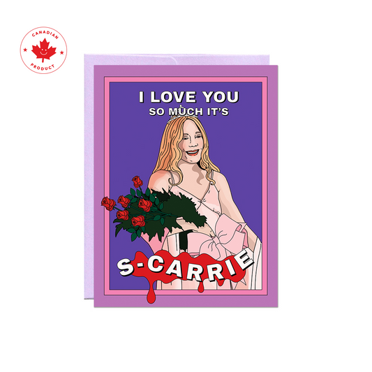 Love You It's S-Carrie Card