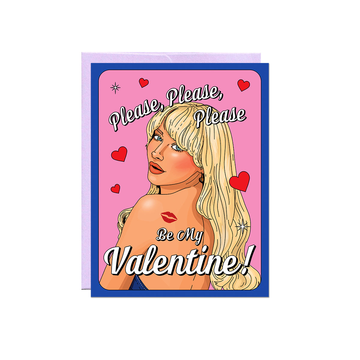 Sabrina Please Valentine Card