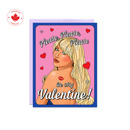 Sabrina Please Valentine Card