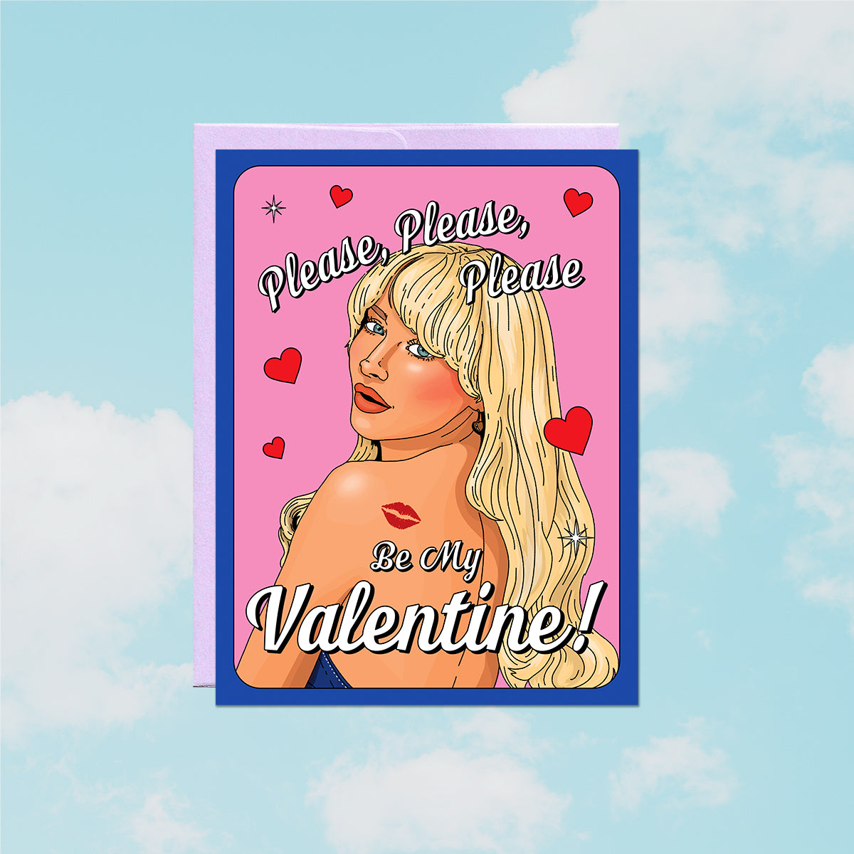 Sabrina Please Valentine Card