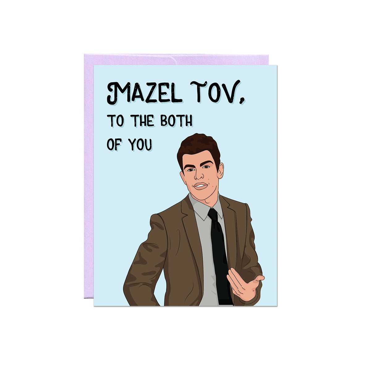 Mazel Tov Wedding Card