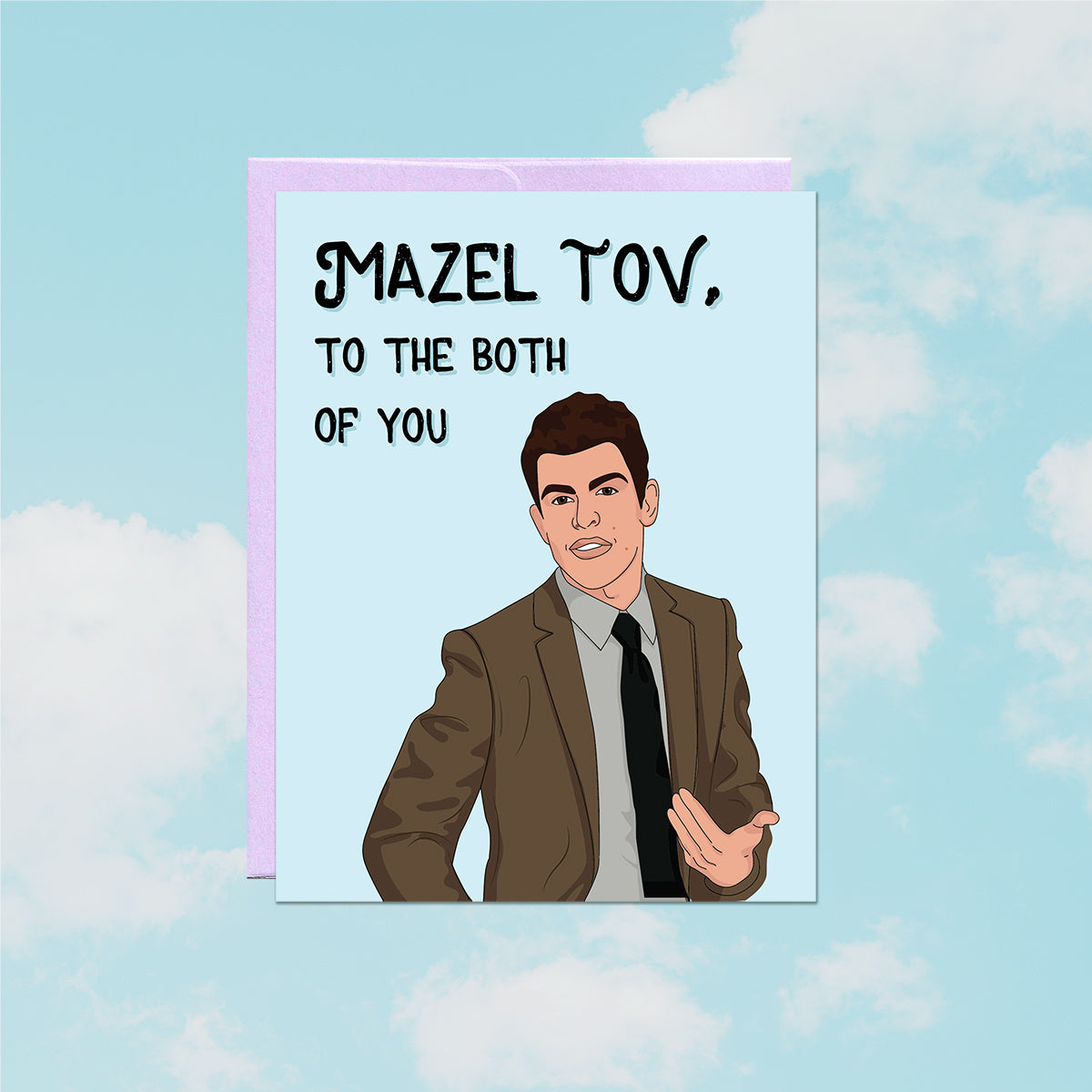 Mazel Tov Wedding Card