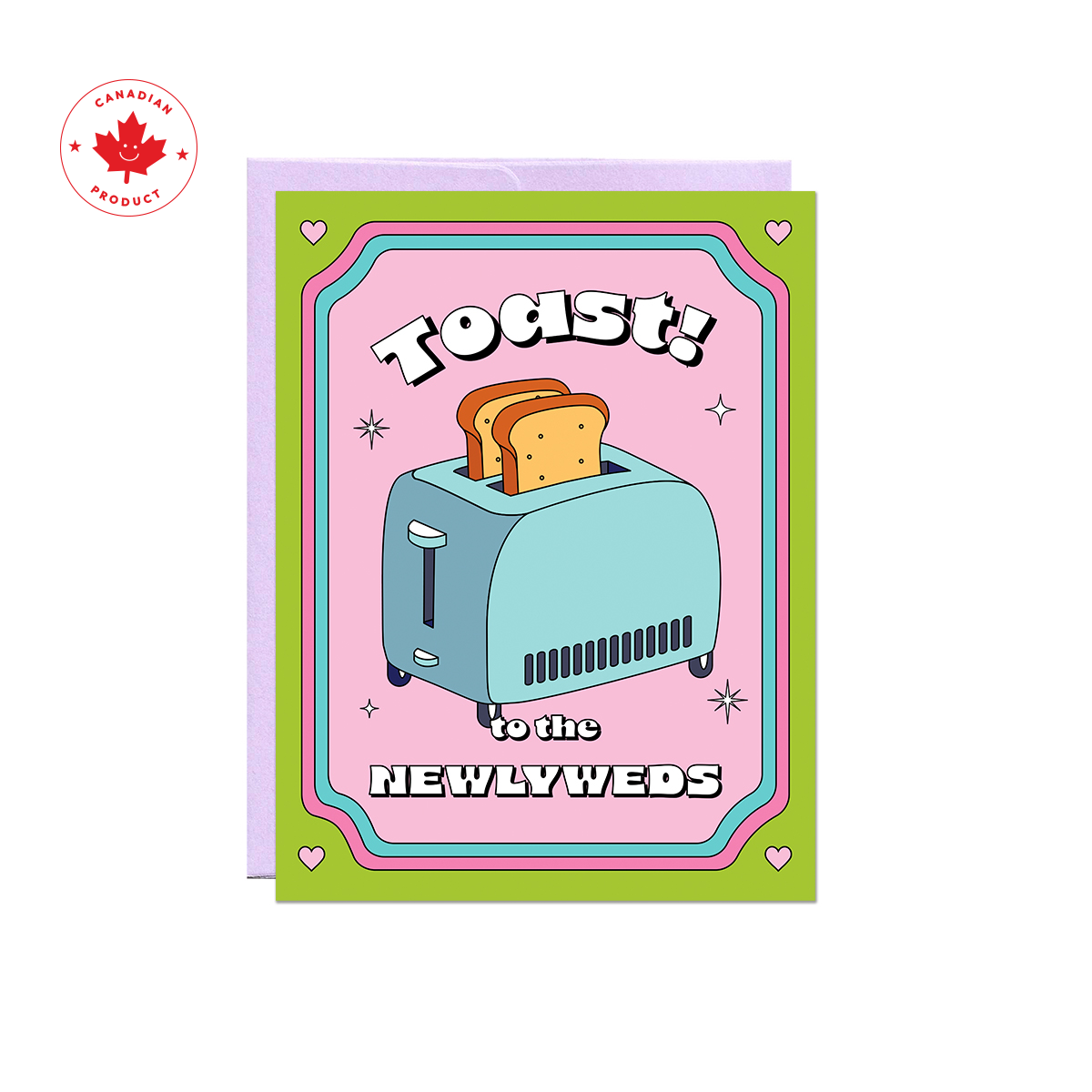 Toast Newlyweds Card