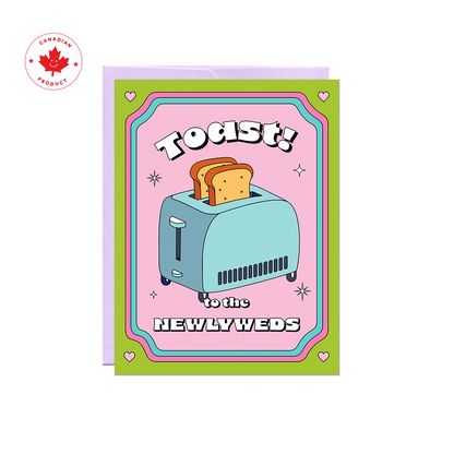 Toast Newlyweds Card
