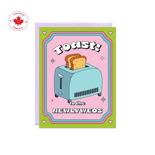 Toast Newlyweds Card
