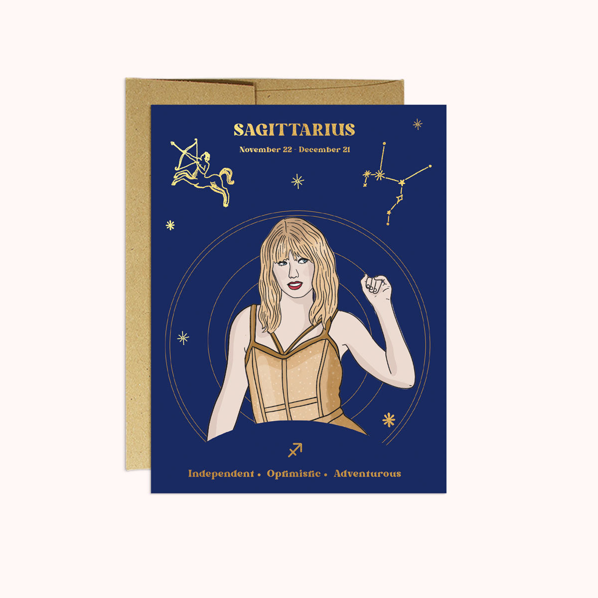 Sagittarius Pop Culture Zodiac Card