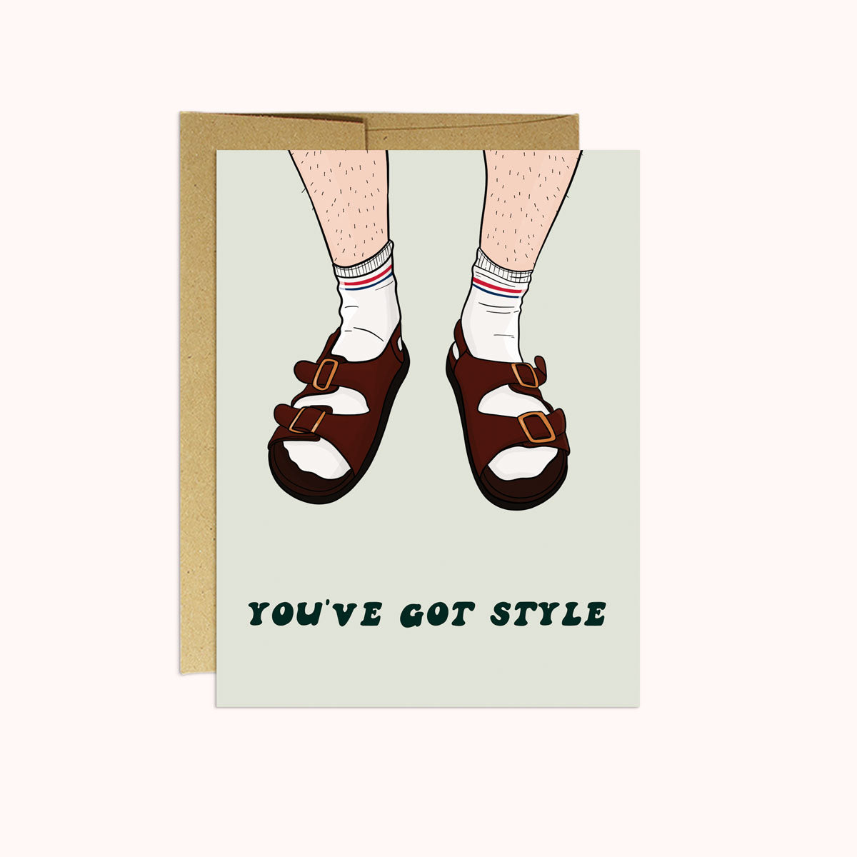 Socks & Sandals Dad Card