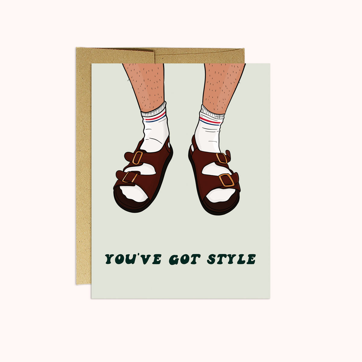 Socks & Sandals Dad Card