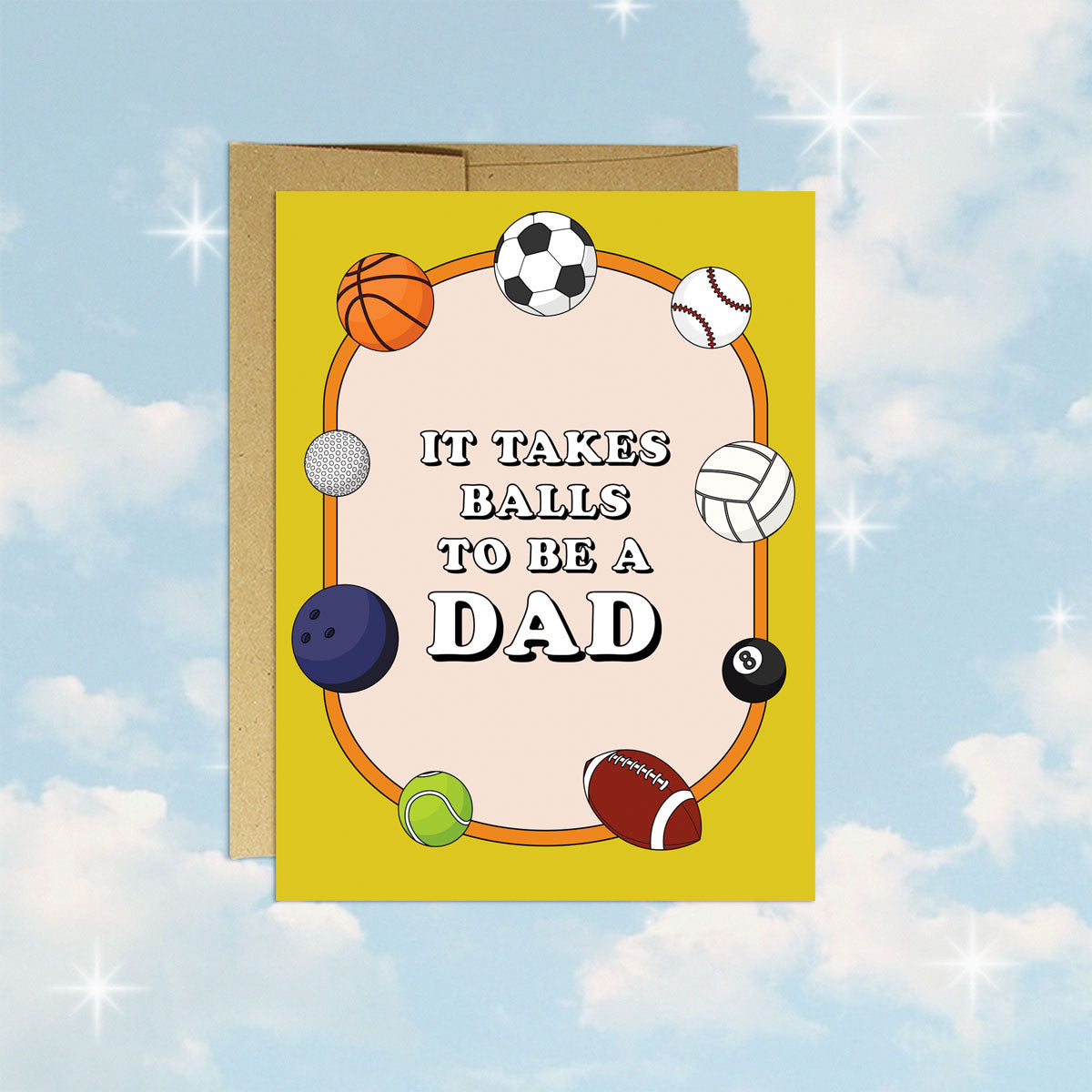Balls Dad Card