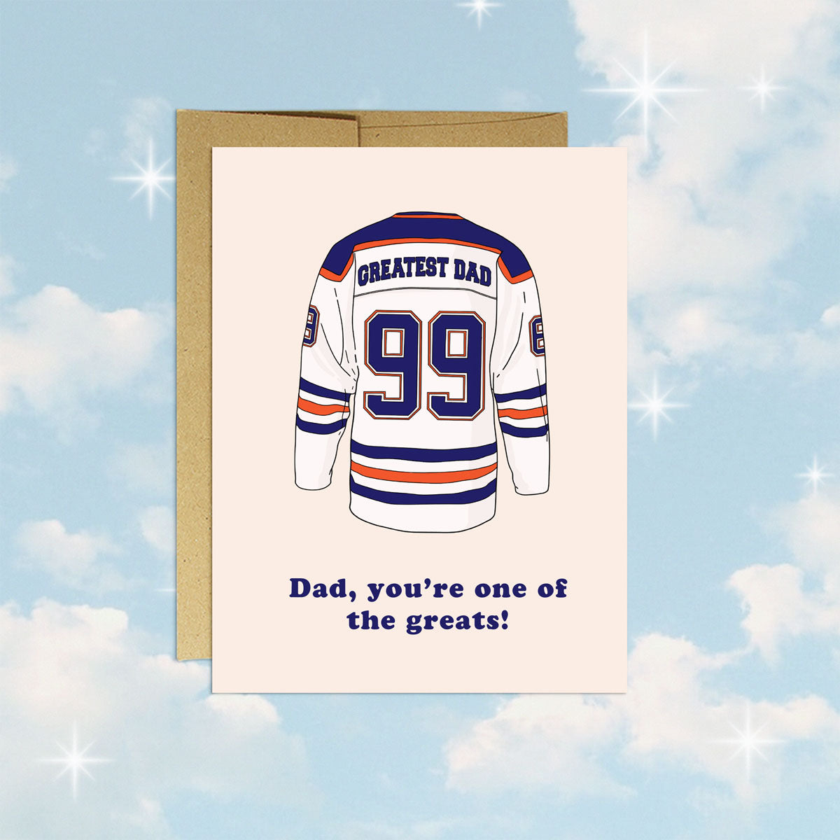 One Of The Greats Dad Card