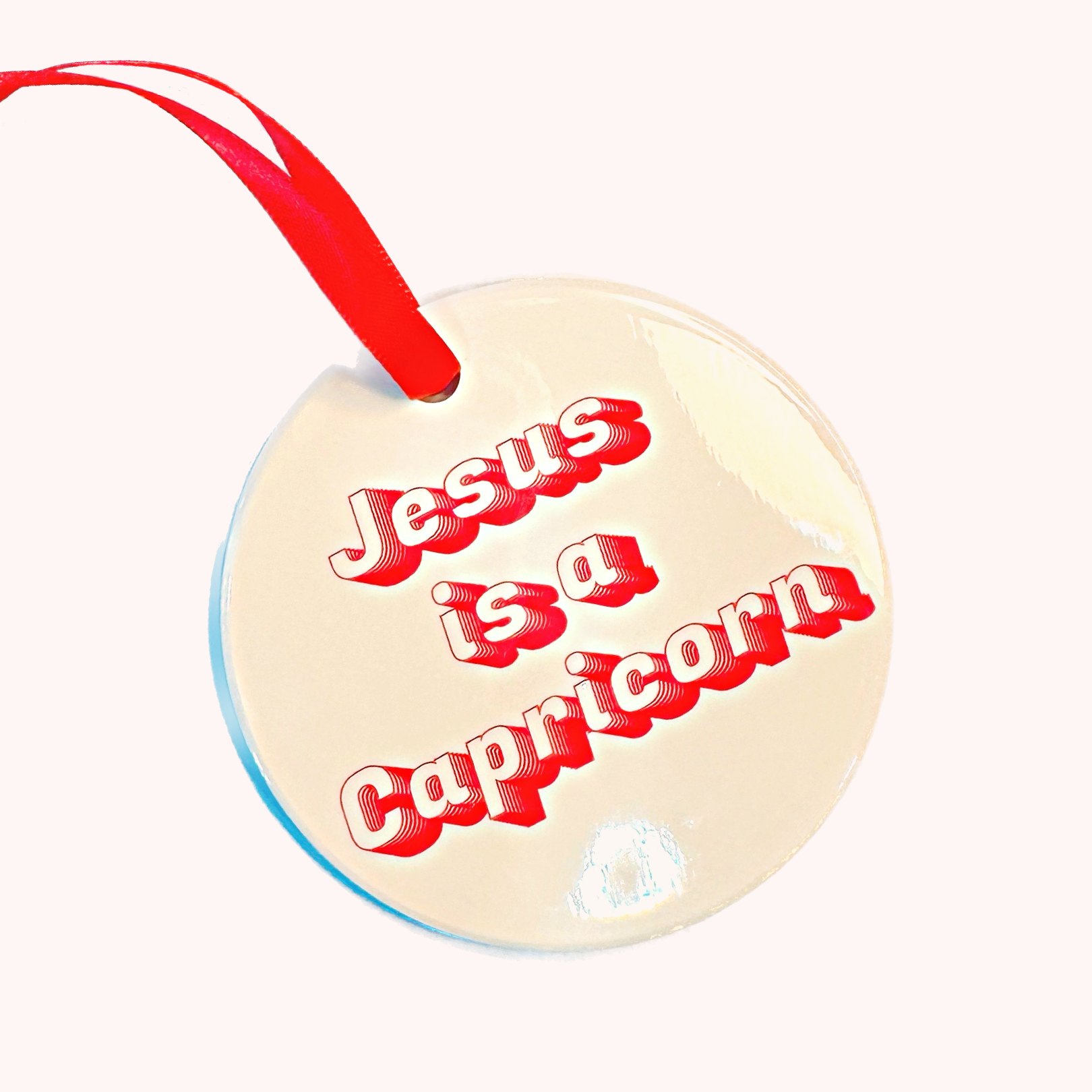 Jesus Is a Capricorn Holiday Ornament