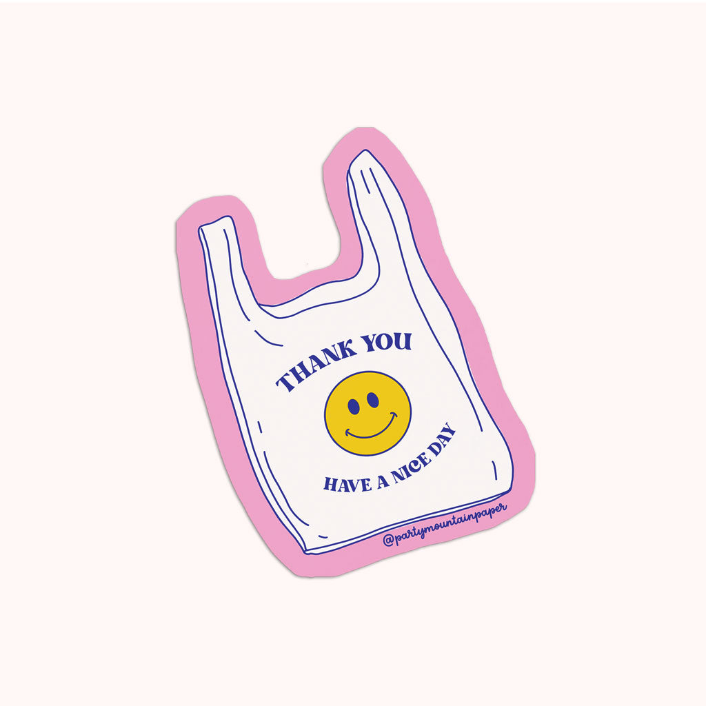 Thank You Bag Sticker